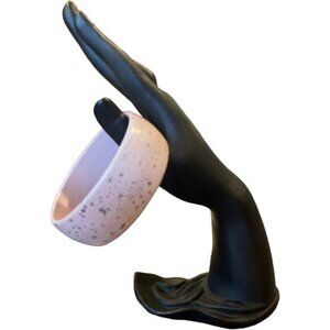 Vintage Pink Speckled Lucite Bangle Bracelet